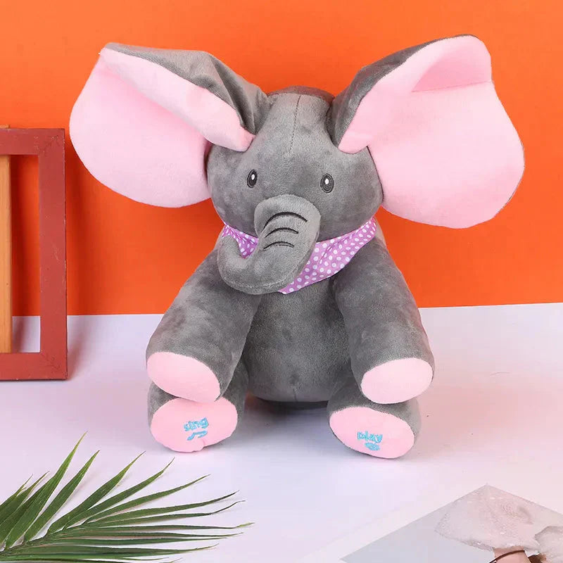 Elefante de Pelúcia que Canta e Interage 