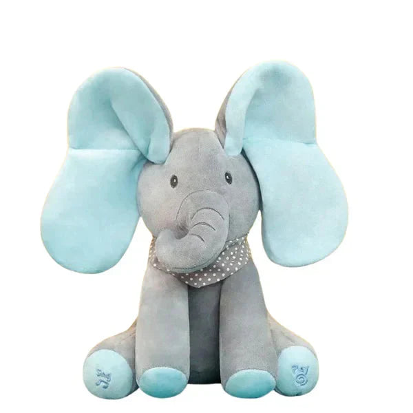 Elefante de Pelúcia que Canta e Interage 