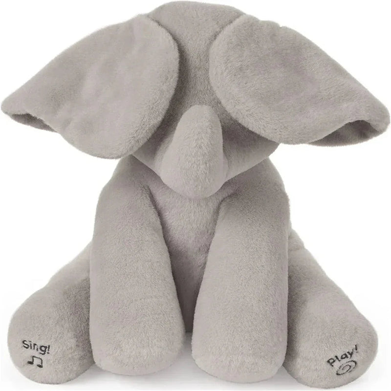Elefante de Pelúcia que Canta e Interage 