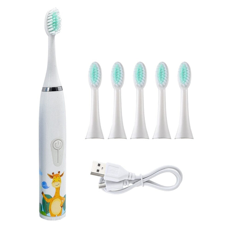 Escova de Dentes Elétrica Infantil 