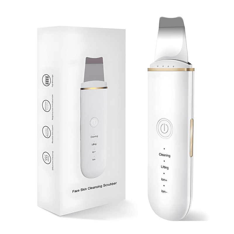 Esfoliante Ultrassônico de Pele: Removedor de Cravos e Limpador Facial com Cavitação 